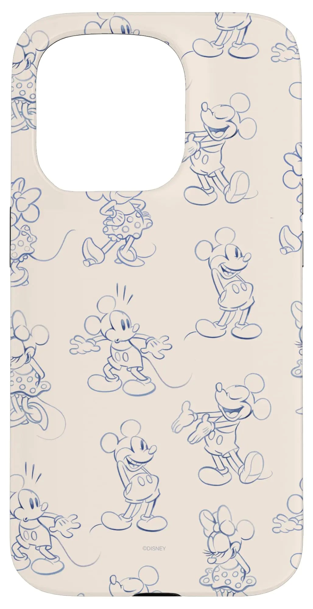 iPhone 16 Plus Disney Mickey and Minnie Mouse Retro Vintage Art Reactions Case