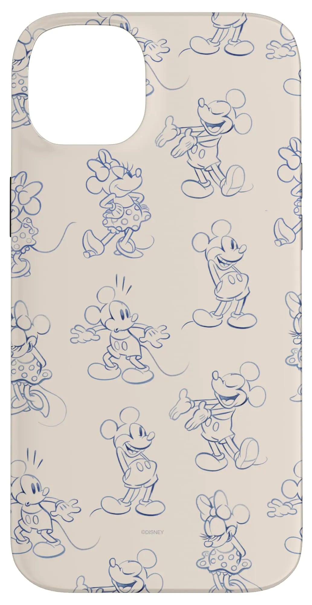 iPhone 16 Plus Disney Mickey and Minnie Mouse Retro Vintage Art Reactions Case