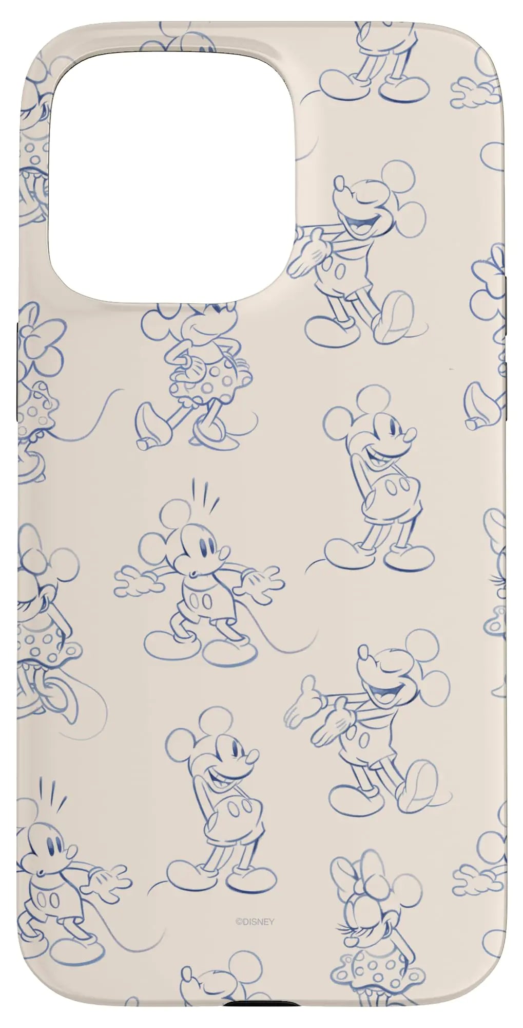 iPhone 16 Plus Disney Mickey and Minnie Mouse Retro Vintage Art Reactions Case