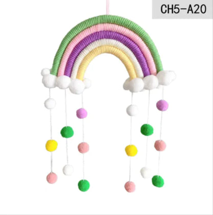 Woven Rainbow Hanging Decoration