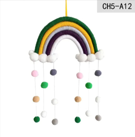 Woven Rainbow Hanging Decoration