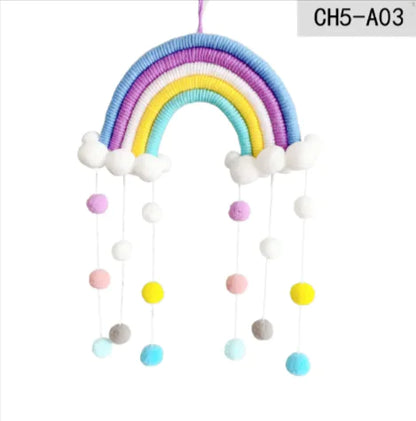 Woven Rainbow Hanging Decoration